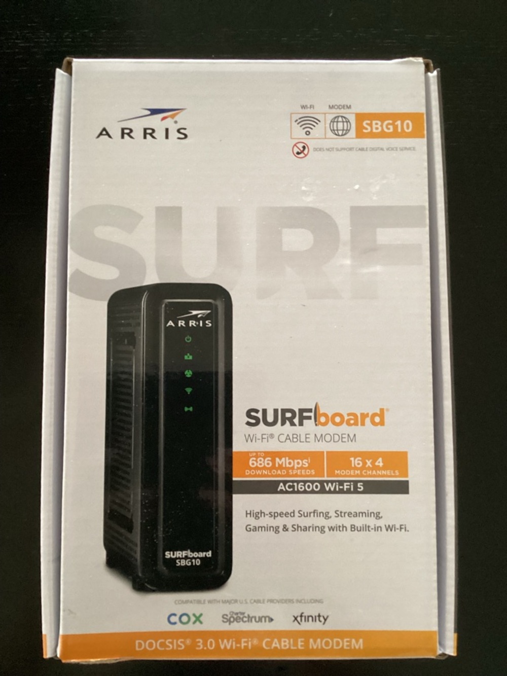 Arris SURFboard SBG10 DOCSIS Cable Modem and WIFI Router - Picture 6 of 6